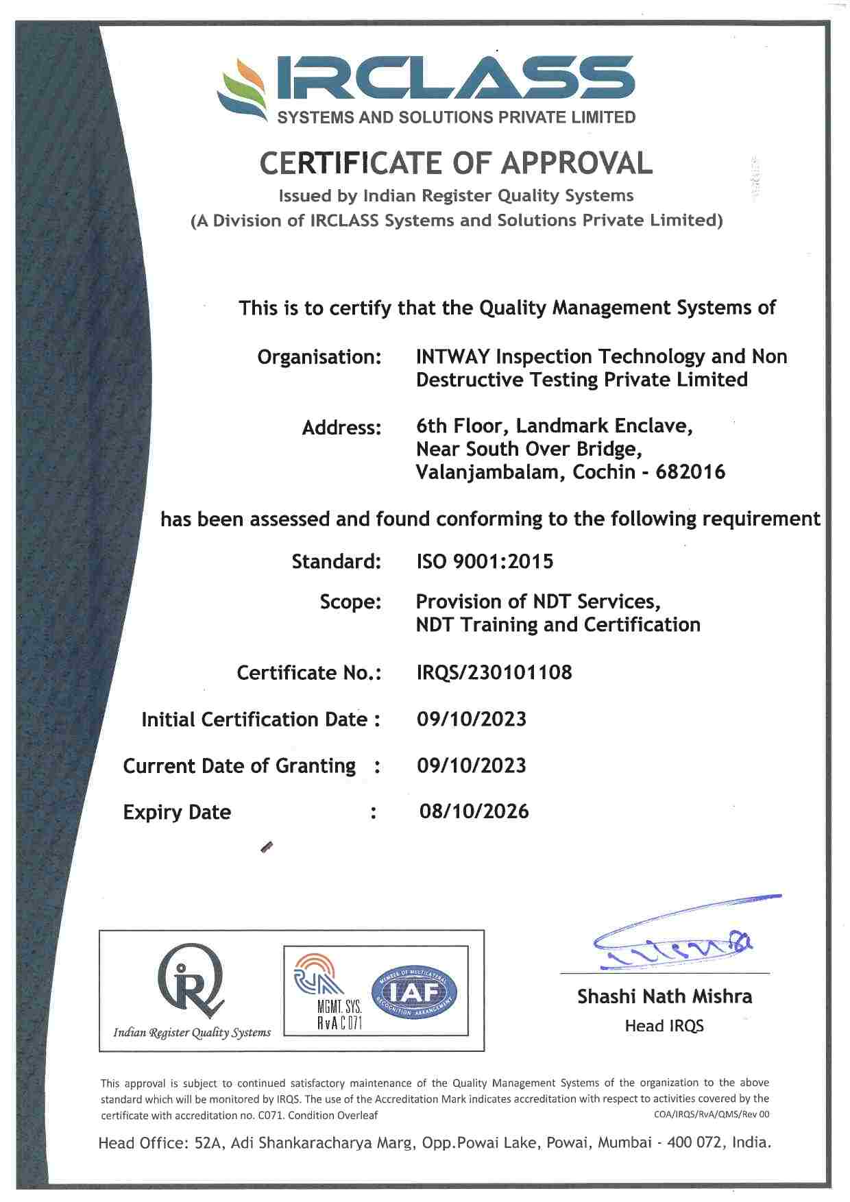 Rig inspection training programs Saudi